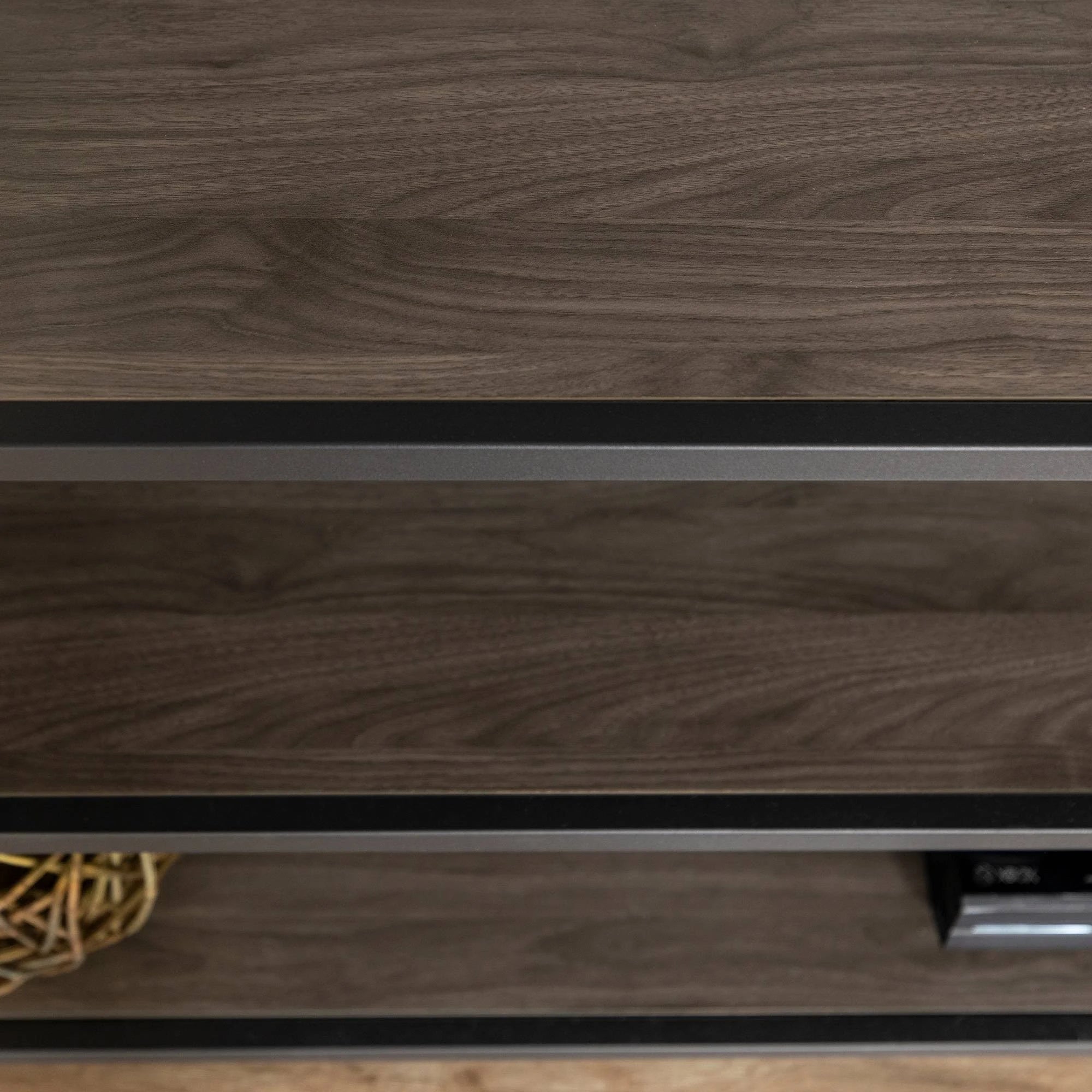 Industrial 3 Shelf Bookcase Slate Gray/Black Metal J1965