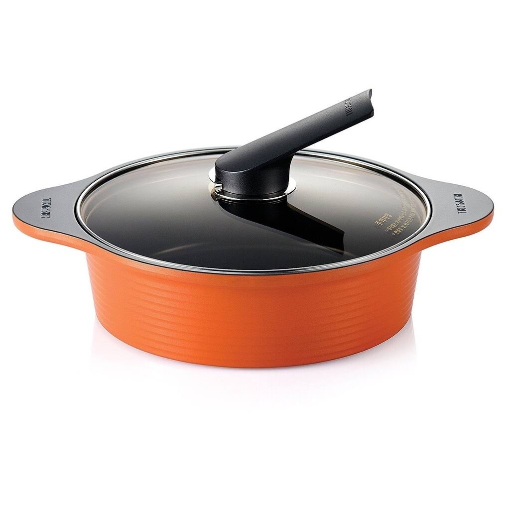 Brown Alumite Ceramic Pot 28cm / 6qt U889882