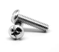 12-24 x 3/8 Coarse Thread Machine Screw Combo Pan Head Low Carbon Steel Zinc Plated A6368