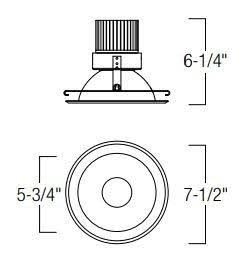 6-in Lighting Reflector M1753