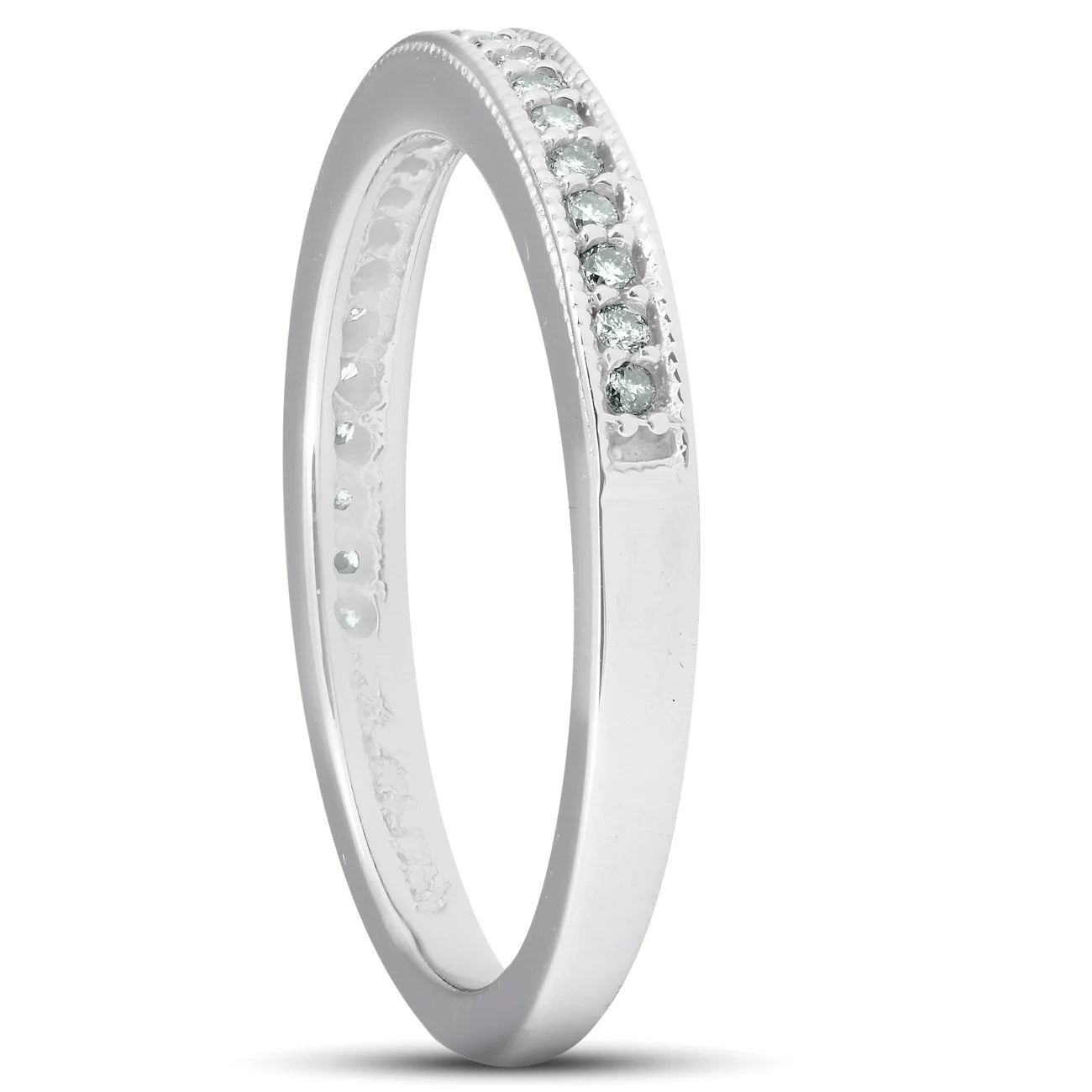 1/8ct Diamond Ring 14K White Gold Q334