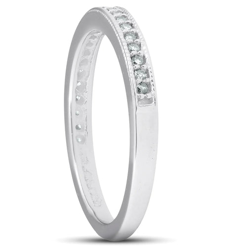1/8ct Diamond Ring 14K White Gold Q334