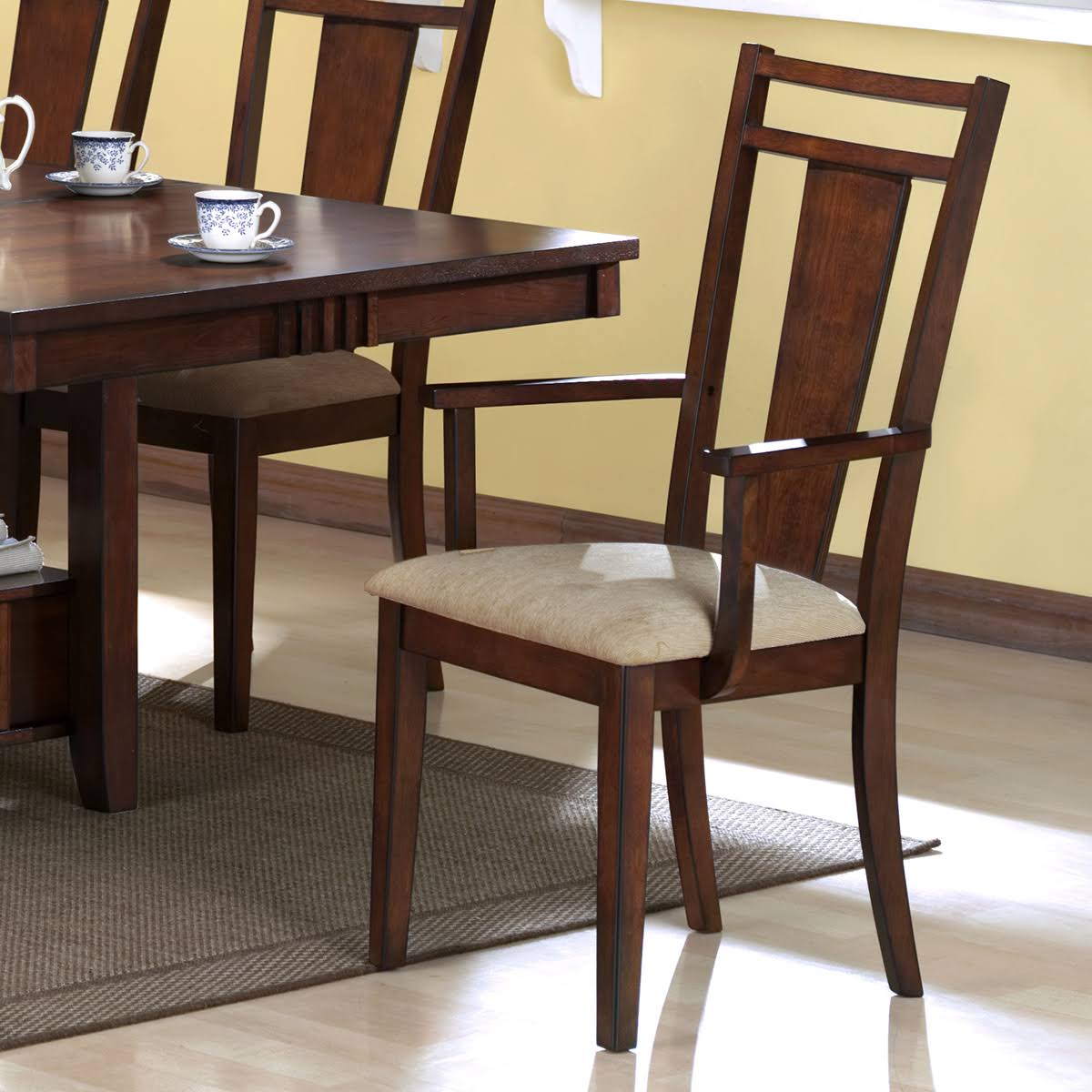 Walnut Armchair 2 Piece D4088