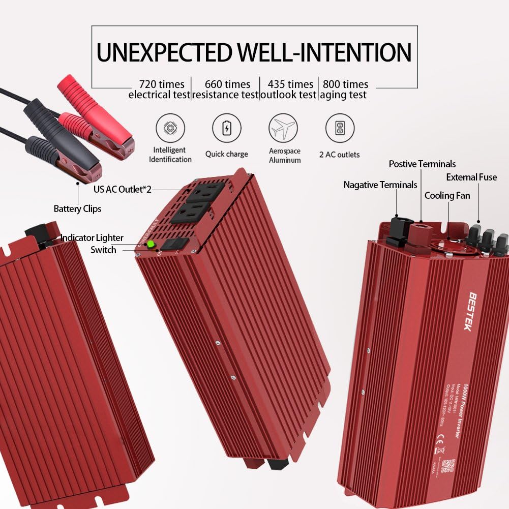 1000 Watt DC to AC Power Inverter A7876