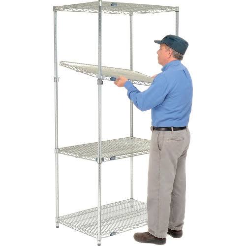 Poly-Z-Brite Shelving 36x22W x 24x22D x 74x22H L214106