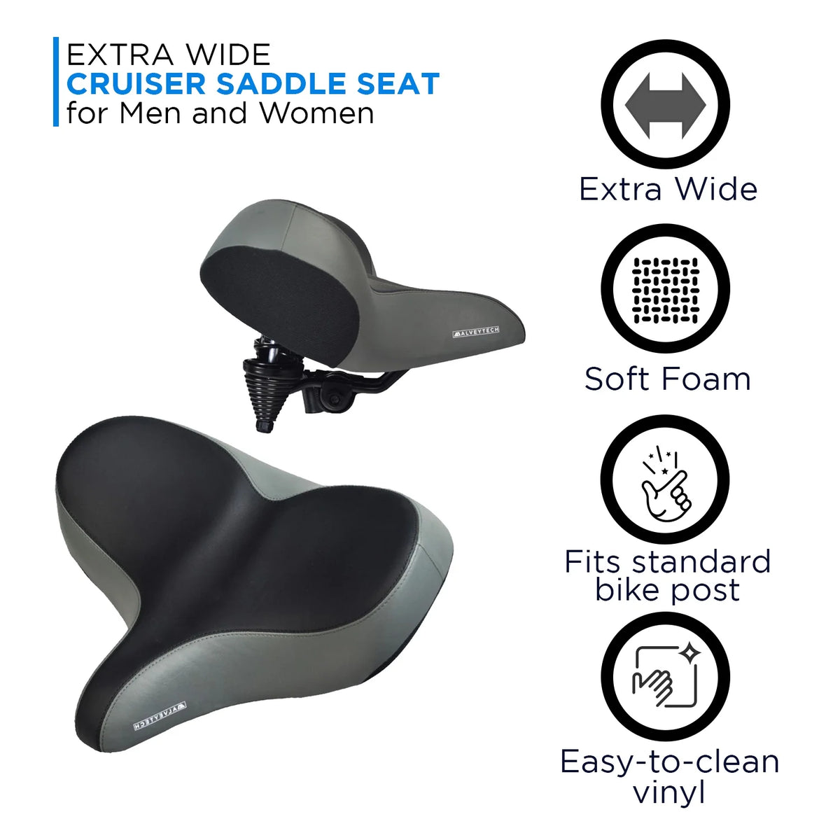 Oversized Replacement Bike Saddle Seat U396