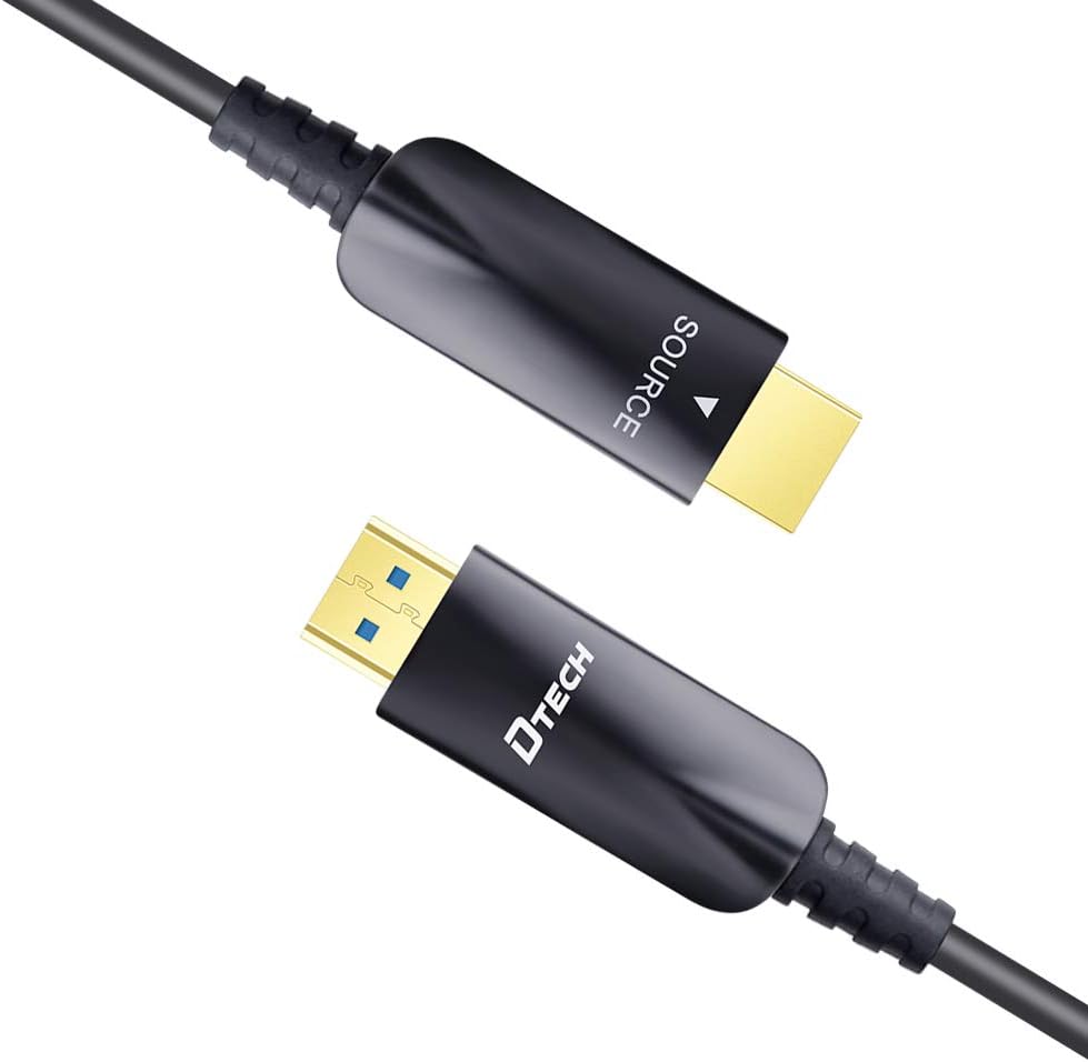 10m Fiber Optic HDMI Cable 4K 30Hz 1080p 60hz Black E901820