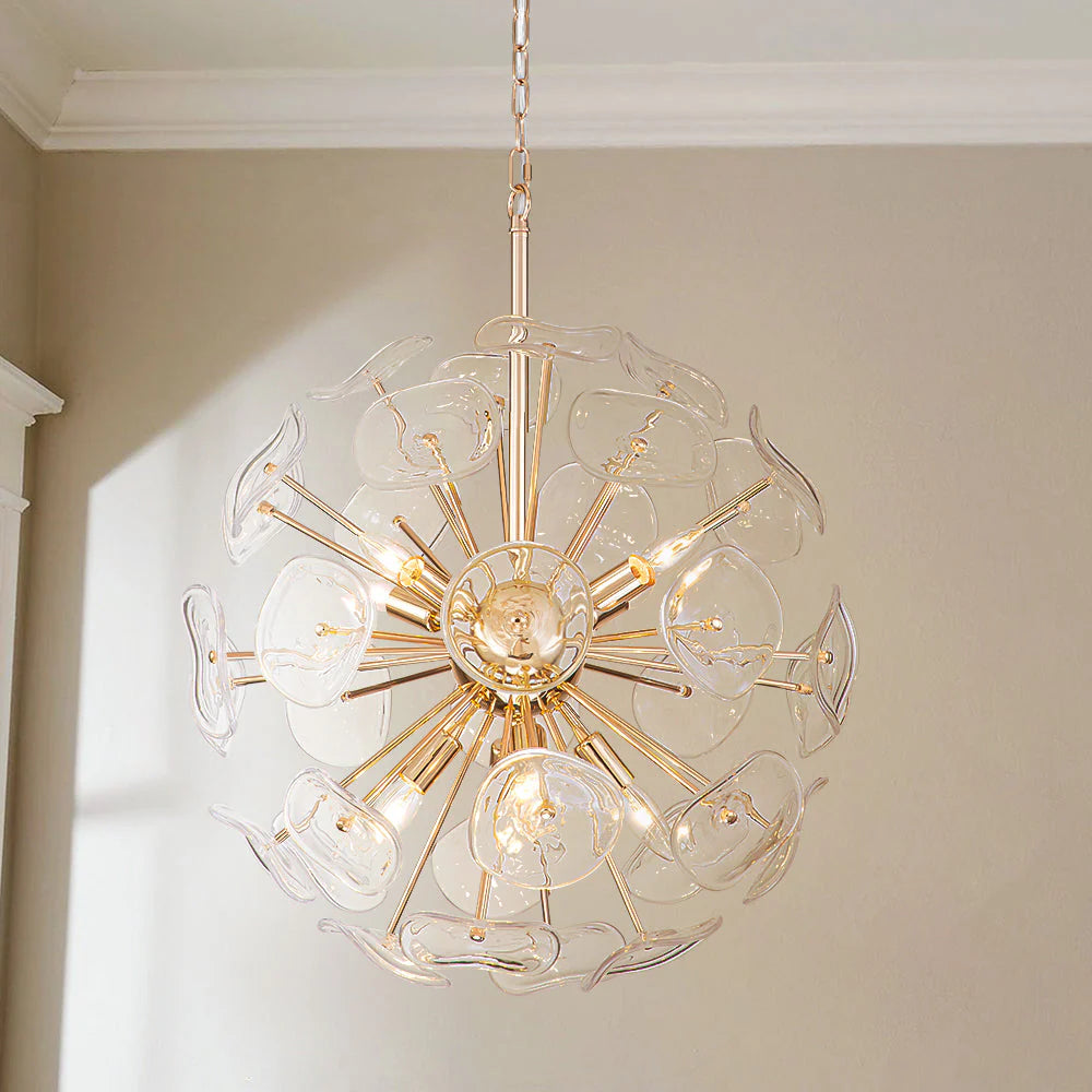 8-Light Dimmable Sputnik Sphere Chandelier B622112