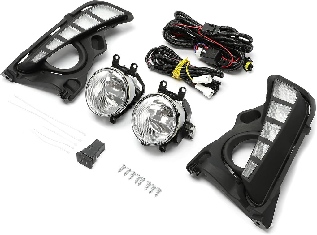 LED Daytime Running Light Fog Lights with Harness Kit O795