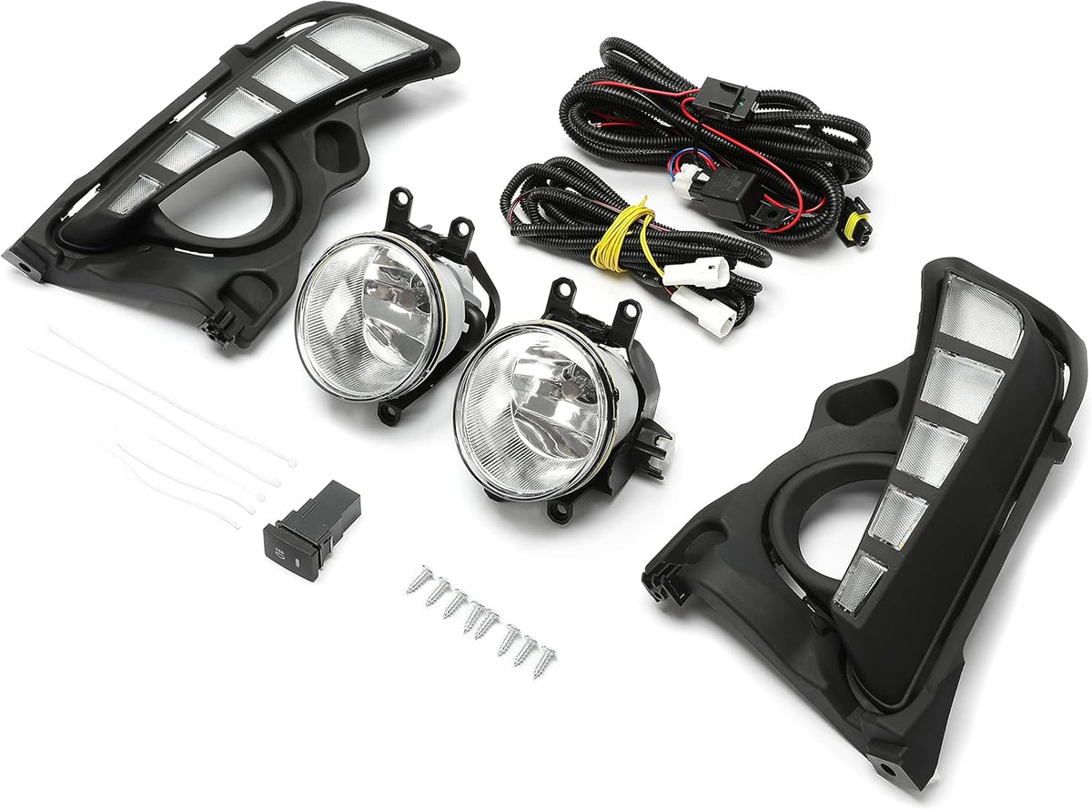 LED Daytime Running Light Fog Lights with Harness Kit O795