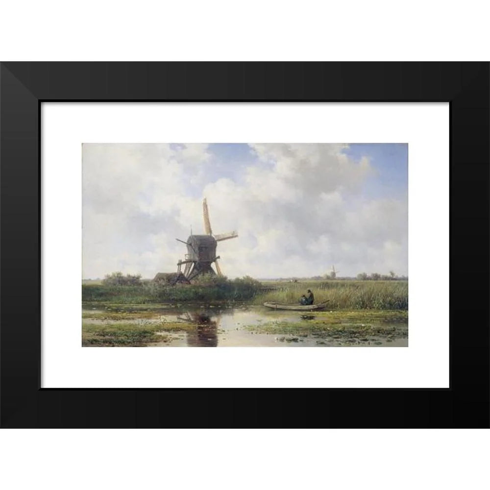 Black Modern Framed Museum Art Print N671