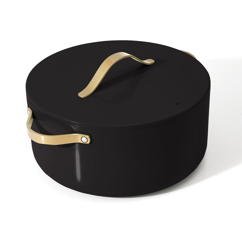 8 Quart Black Sesame Stock Pot N1809