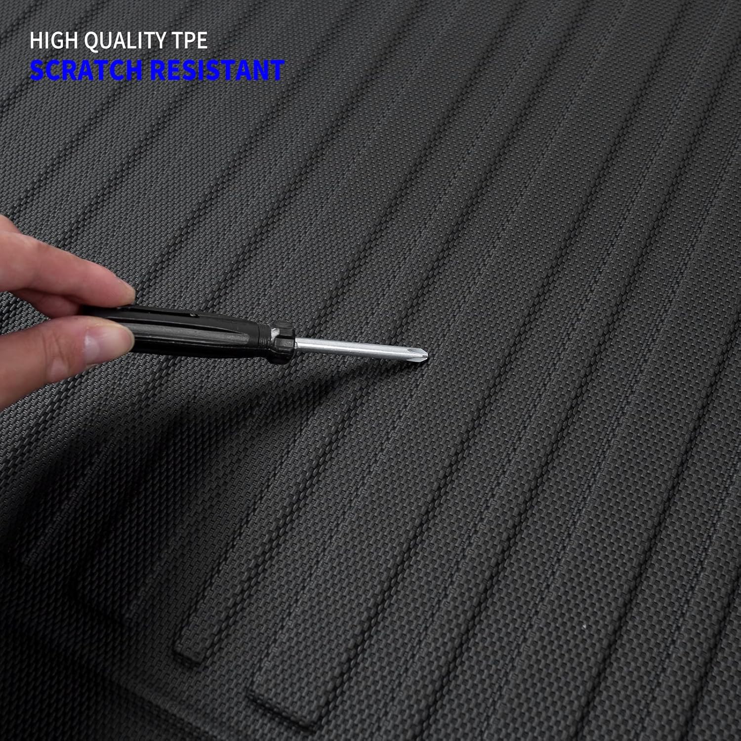 Rear Trunk Mat Cargo Liner TPE All-Weather Pack of 2 T159485