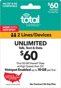 Unlimited Family 30-Day Plan Card W802265