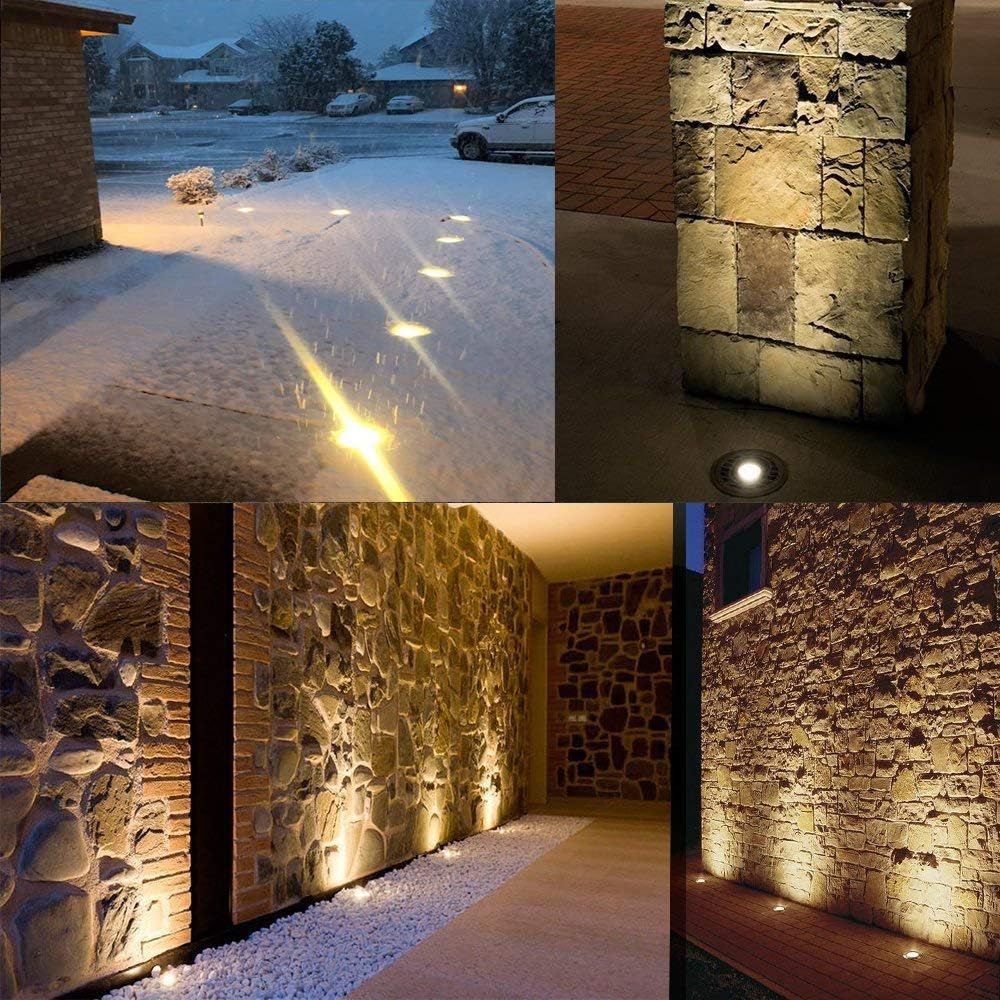 Warm White 6 Pack 3W LED Landscape Well Lights J24887