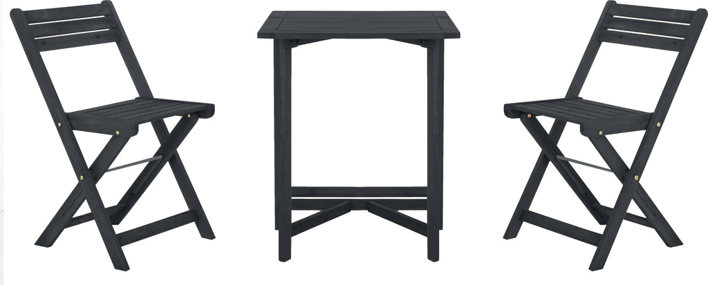 Dark Slate Grey Bistro Set E83315