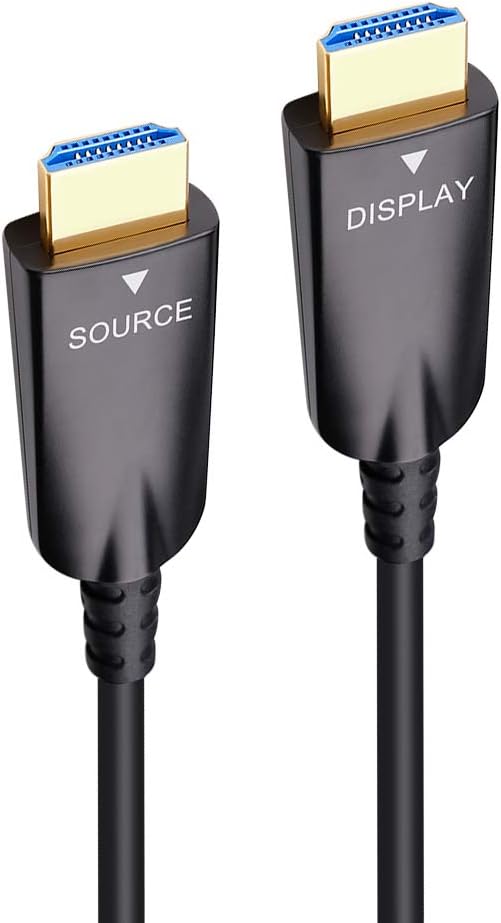10m Fiber Optic HDMI Cable 4K 30Hz 1080p 60hz Black E901820