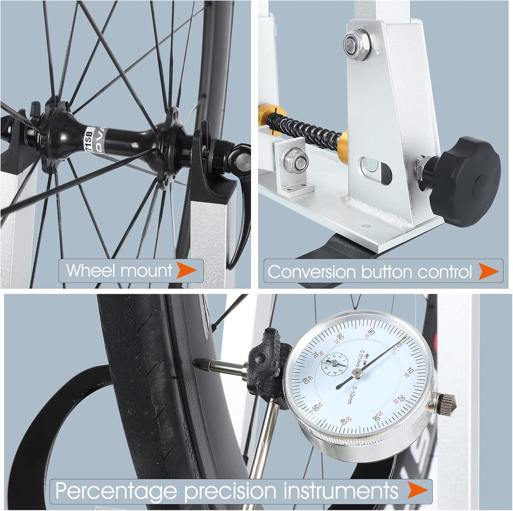Wheel Truing Stand with Spoke Wrench for 16-29” 700C Bike Wheel Z2621
