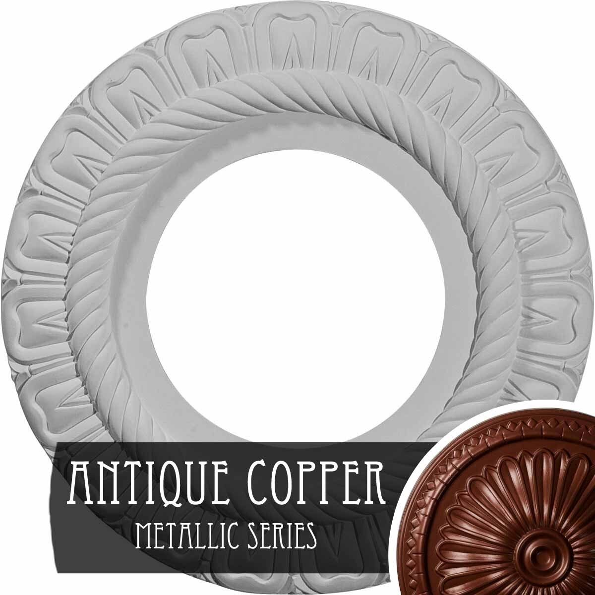 Ceiling Medallion Hand-Painted Flash Blue L513045