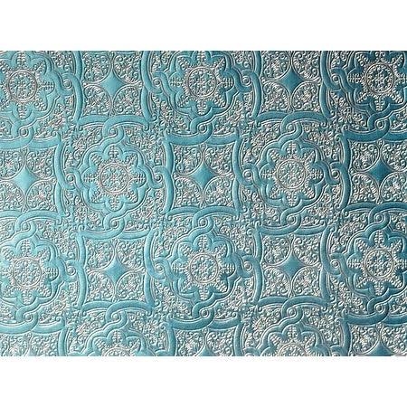 Light Blue Foil Gift Wrap I401561