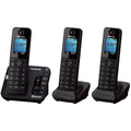 Black 3 Handset Bluetooth Cordless Phone U2828