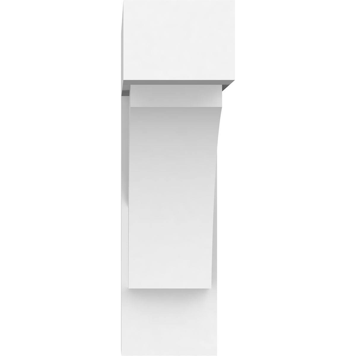PVC Bracket with Block Ends - 3 x 16 x 16 in. U5665