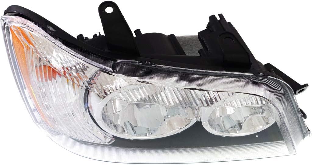 Passenger Side Halogen Headlight Assembly Y344