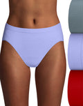 Microfiber Hi-Cut Panty 3-Pack J458