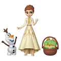 Frozen 2 Anna and Olaf Small Doll Playset with Travel Basket Accessory Z104531