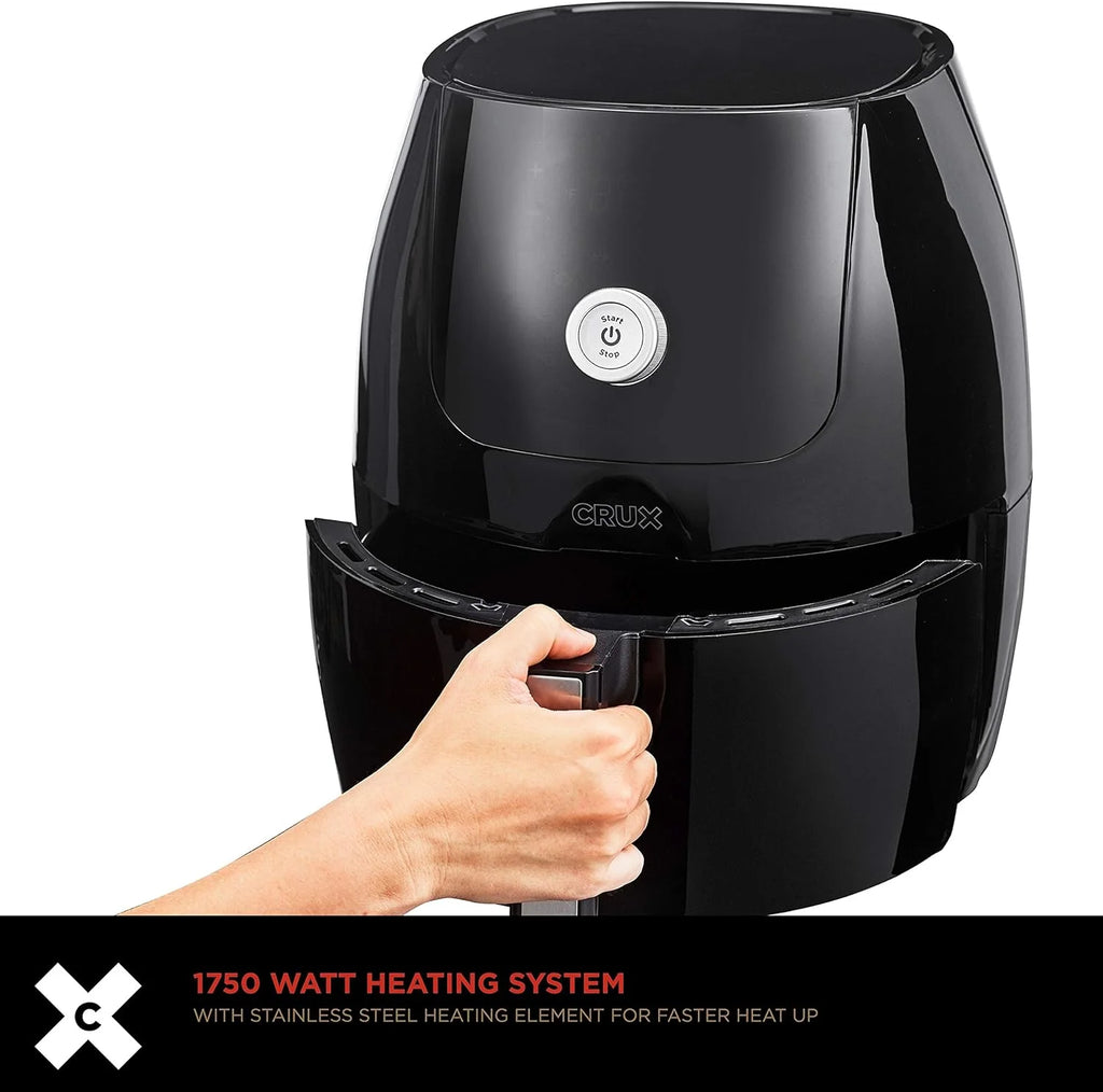 6 Quart Digital Air Fryer with Nonstick Removable Pan Z512