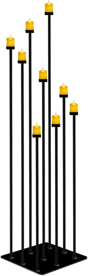 Gold Tall Floor Candelabra Iron R310486