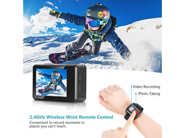 4K Waterproof Action Camera with Touch Screen T488