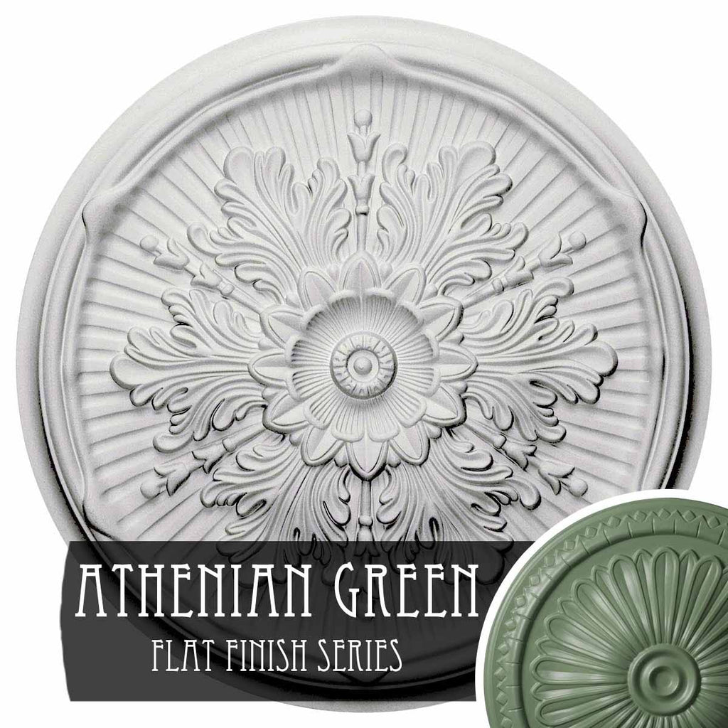 21 inch x 2 inch Hand-Painted Ceiling Medallion Z2204