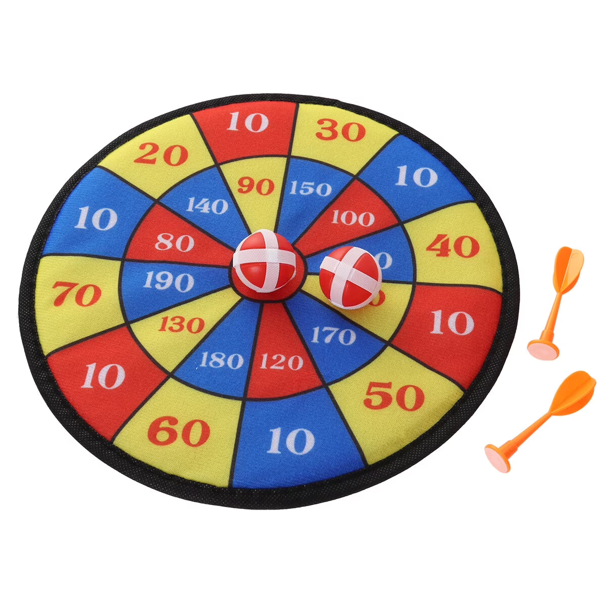 Self-adhesive Dartboard Set with Dart Ball Needle 28CM F7204