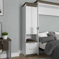 2 Drawer Storage Cabinet White X44796