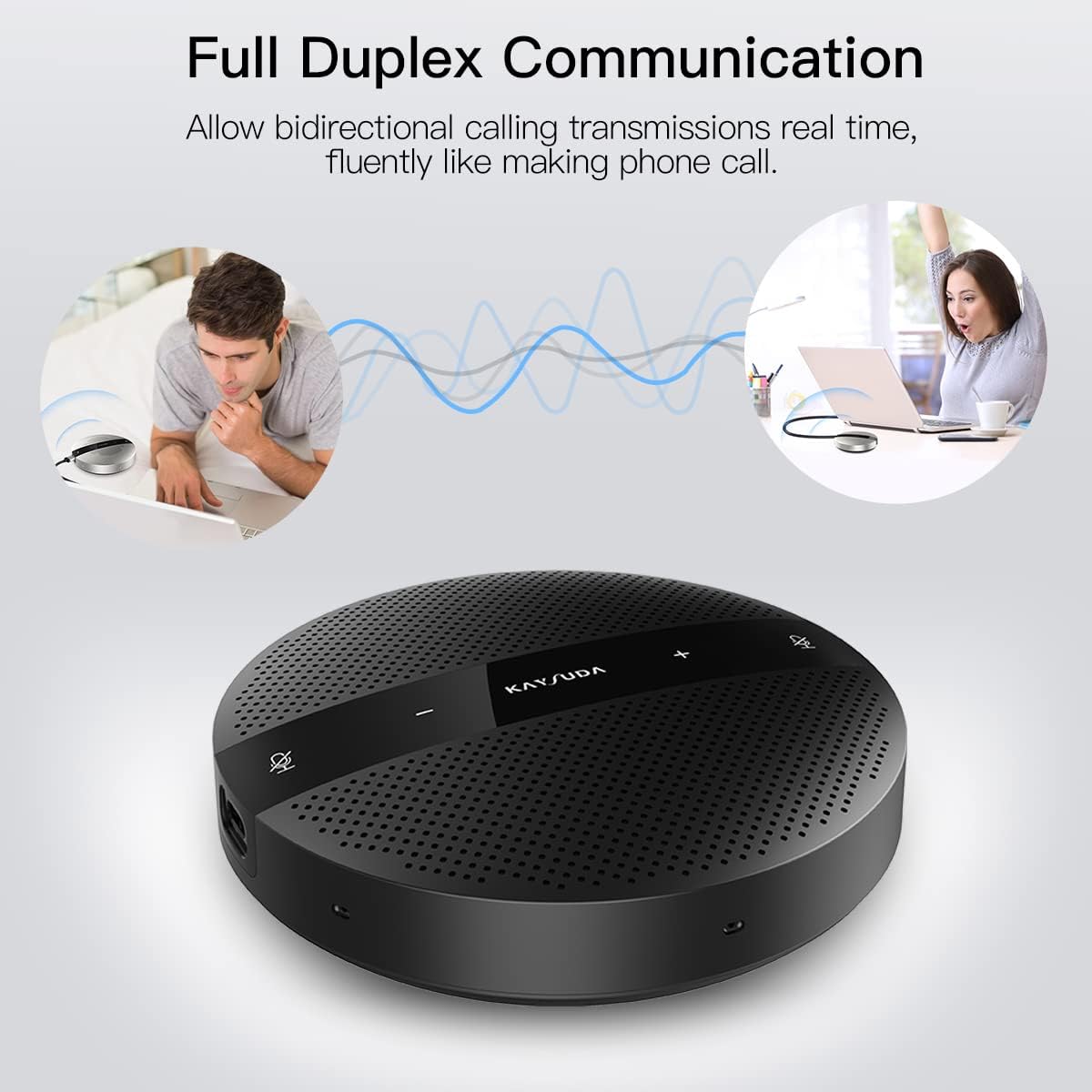 Pack of 2 USB Speakerphone Microphone for Conference Call N235