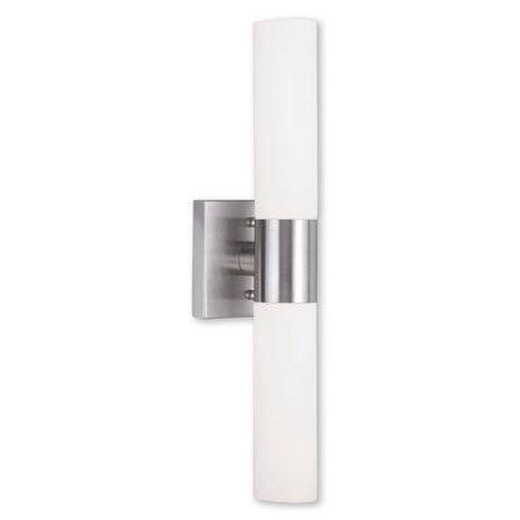 2-Light Bath Bar Brushed Nickel S521