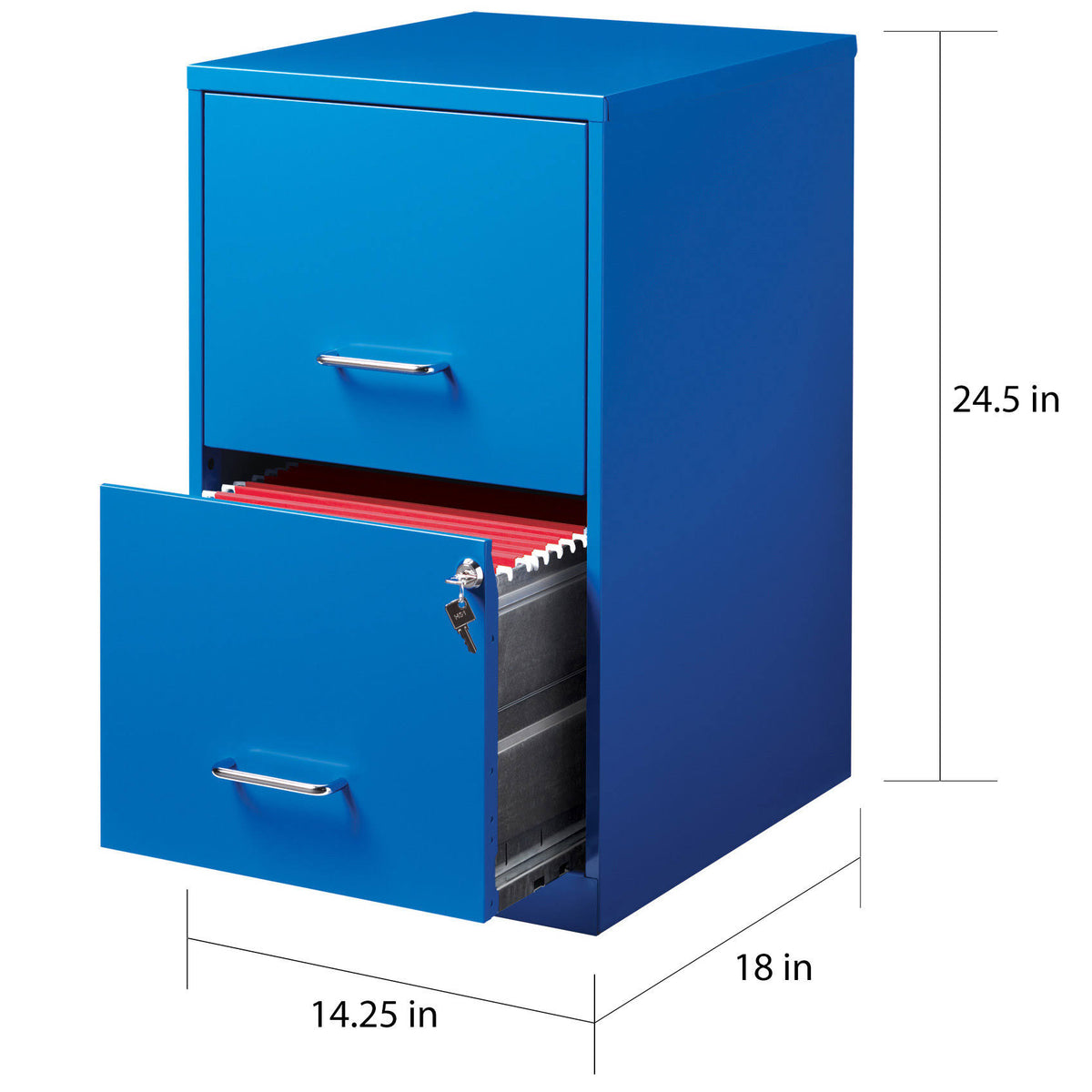 18-inch 2-Drawer Steel File Cabinet Y677957