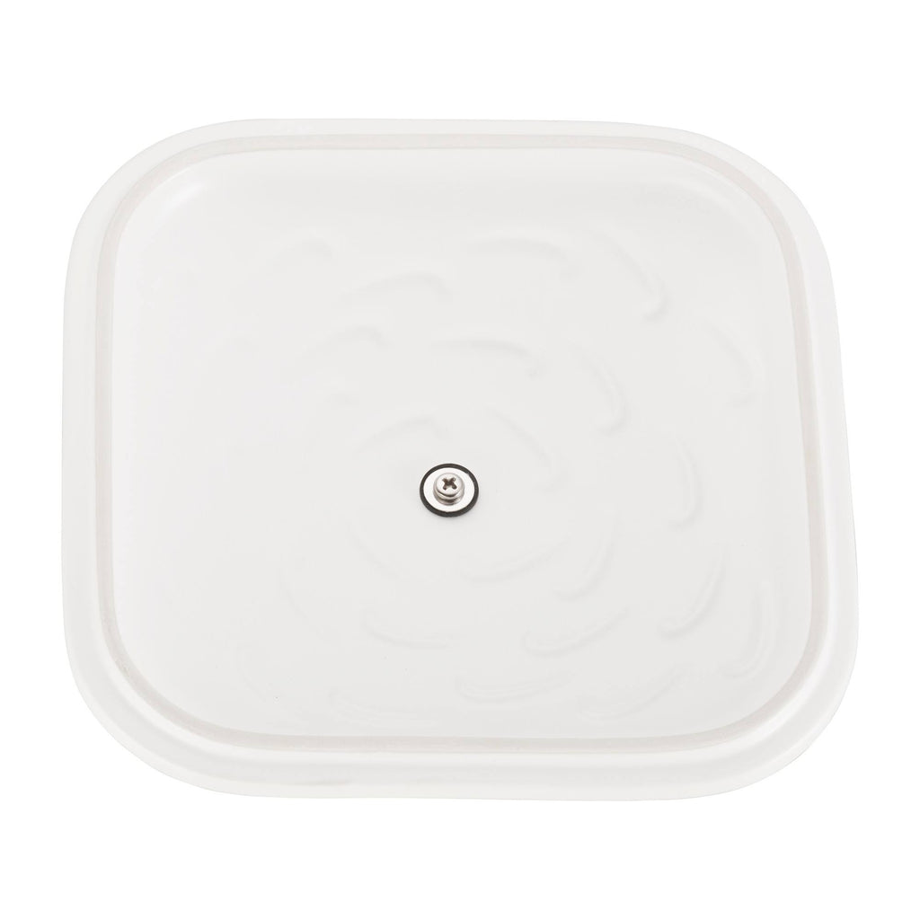 Matte White Square Covered Baking Dish M5288