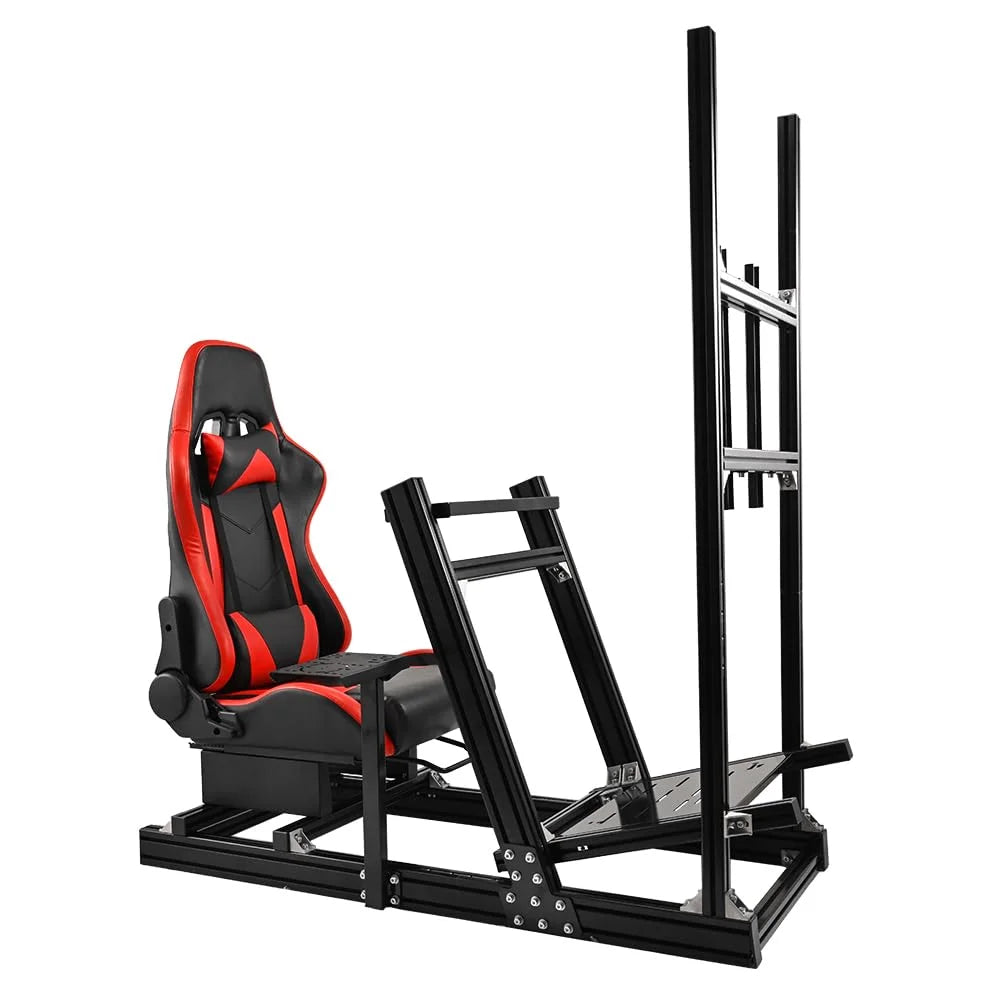 F1 Racing Simulator Cockpit with Monitor Stand Seat L3250