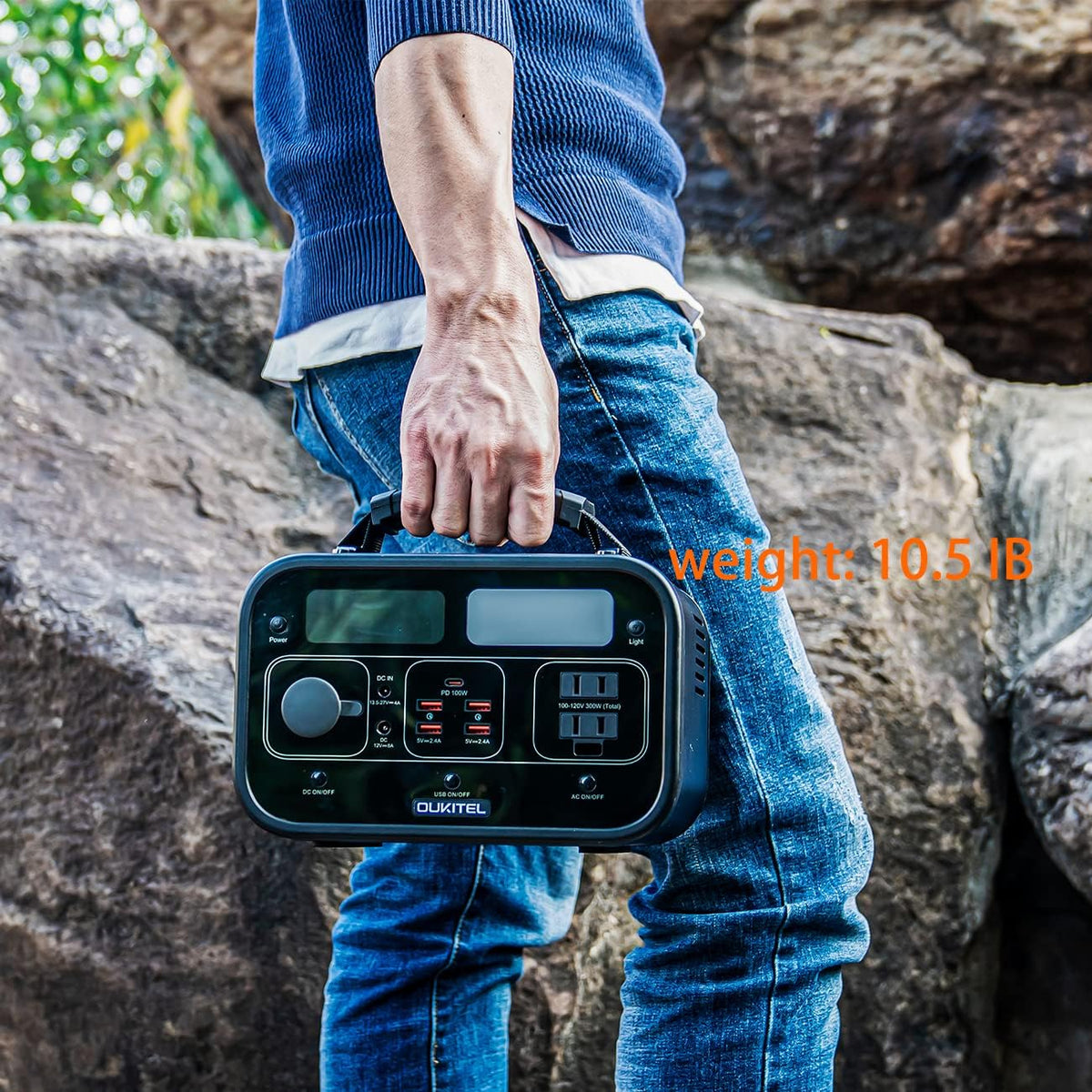 Portable Power Station 300W 280.8Wh Solar Generator W873563