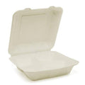 Biodegradable Clamshell Take Out Containers 9 inch x 9 inch, Quantity: 200 H350