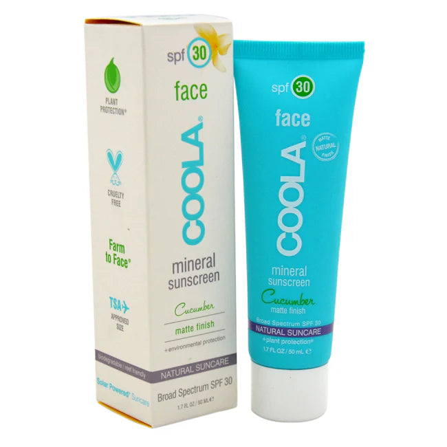 Mineral Face Sunscreen Matte Tint SPF 30 Cucumber 1.7 oz R64594
