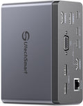 19 in 1 USB C Docking Station with 3 HDMI, VGA, PD 3.0, Ethernet, SD/TF Card Reader, Audio, 6 USB Ports Z461
