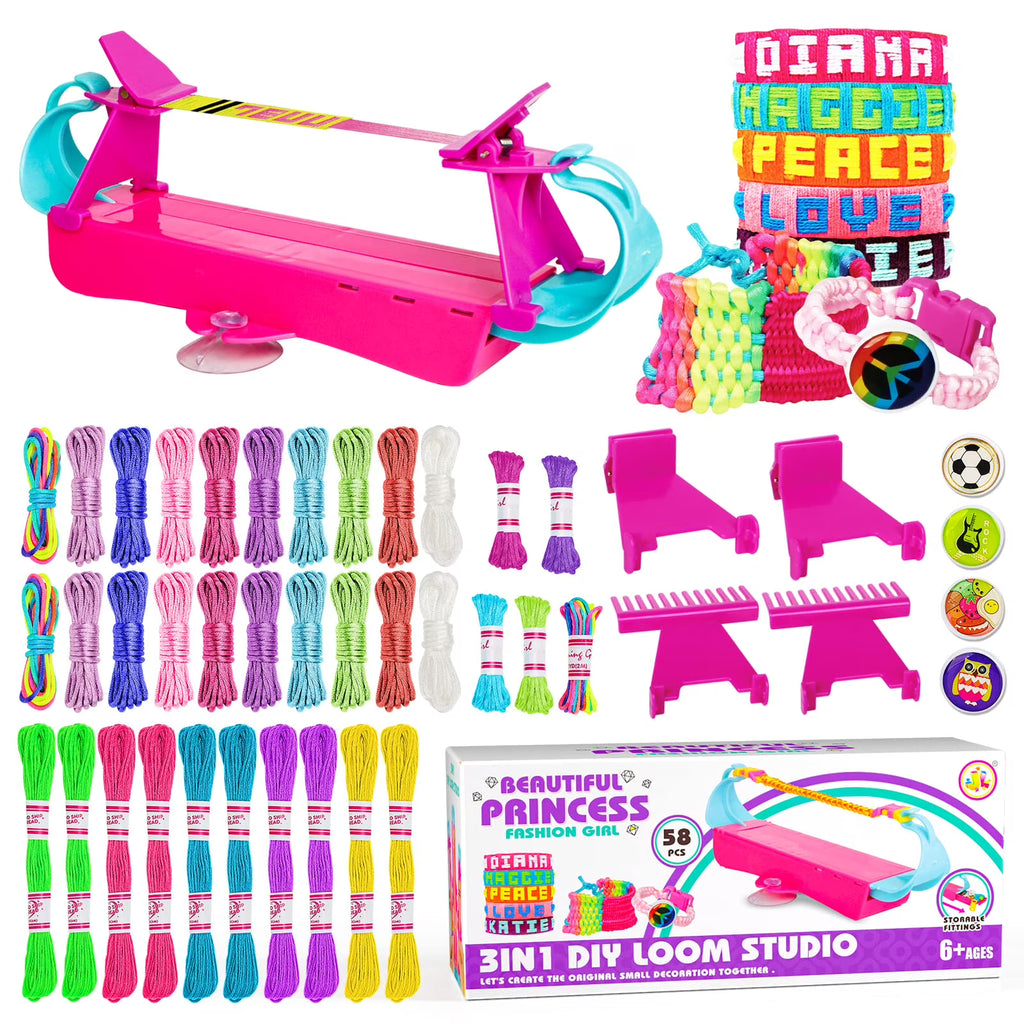 Friendship Bracelet Making Kits Jewellery Sewing Craft Set C4582