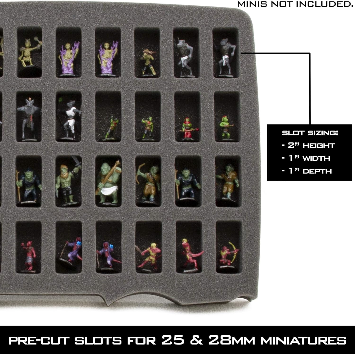 80 Slot Hard Shell Figure Case with Customizable Foam Layer P726