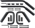 Red Pack of 2 Steel Grab Handle Kit for Jeep Wrangler JK JKU 4 Doors L326880