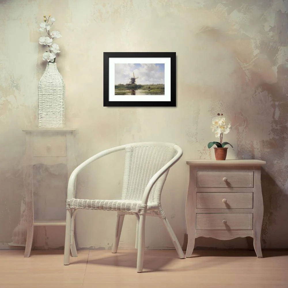 Black Modern Framed Museum Art Print N671