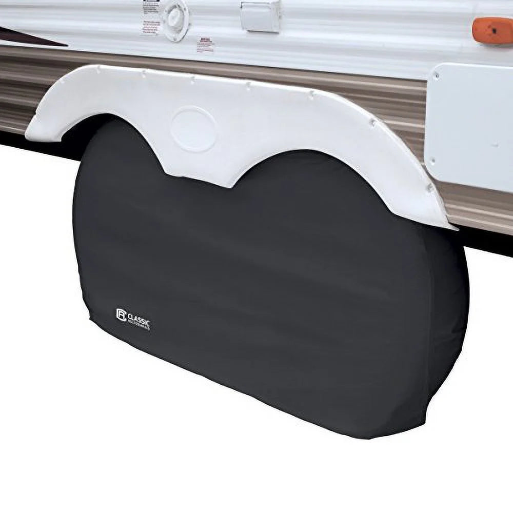 Black Dual Axle Wheel Cover Z9805