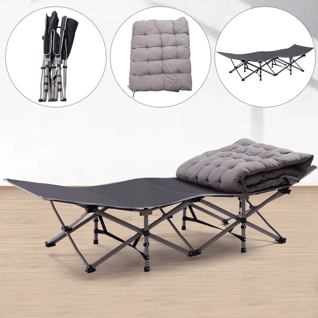 Folding Camping Cot with Mattress G505614